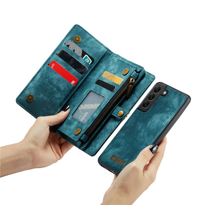 CaseMe Samsung Galaxy S22 Plus Wallet Case with Wrist Strap