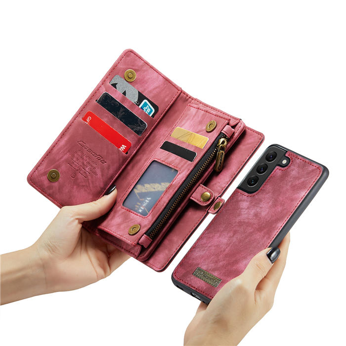 CaseMe Samsung Galaxy S22 Wallet Case with Wrist Strap