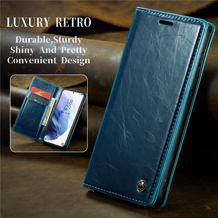 CaseMe Samsung Galaxy S21 Plus Wallet Kickstand Magnetic Flip Case