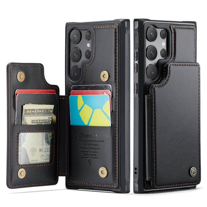CaseMe Samsung Galaxy S23 Ultra RFID Blocking Card Holder Case