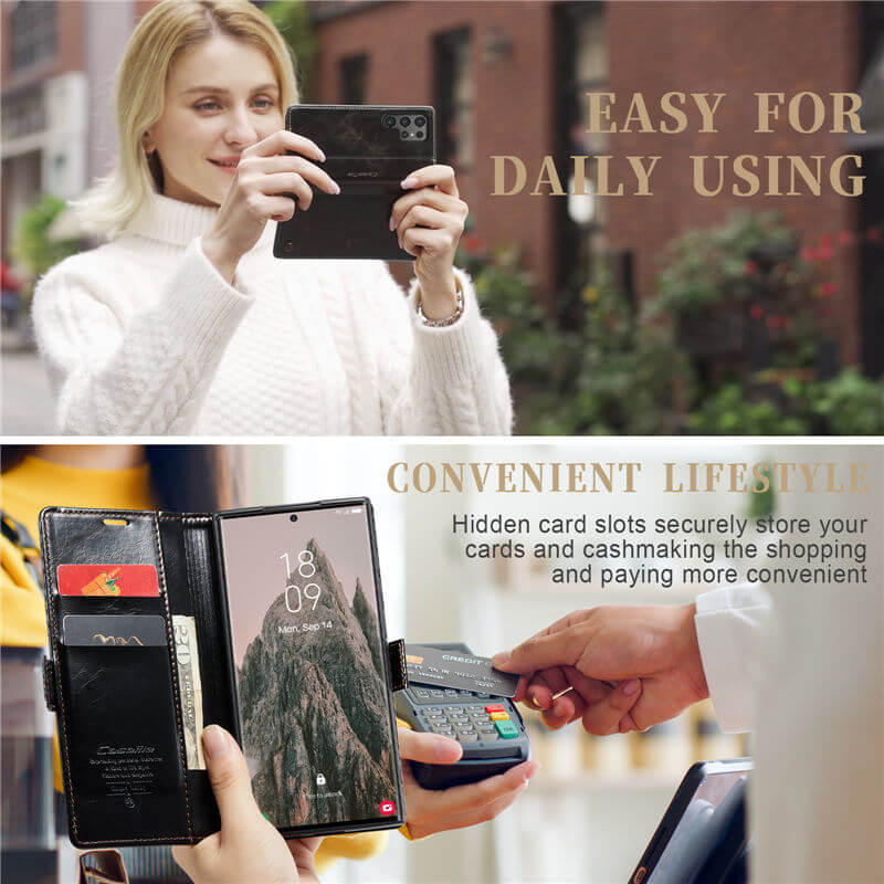 CaseMe Samsung Galaxy S24 Ultra Wallet Case
