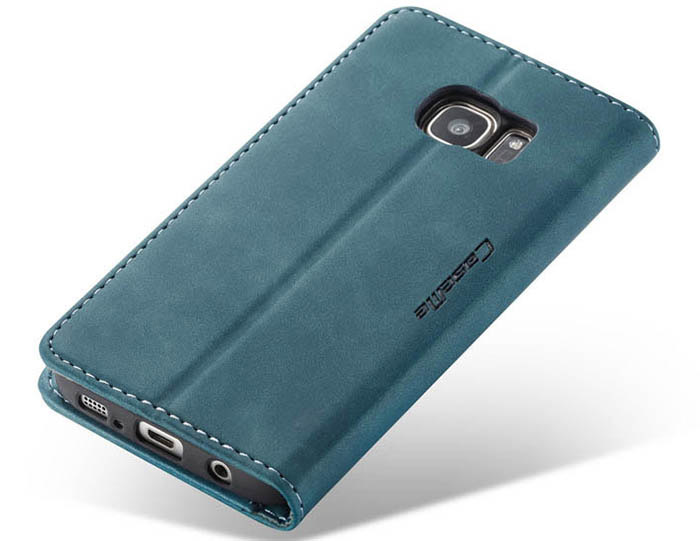 CaseMe Samsung Galaxy S7 Wallet Kickstand Magnetic Flip Leather Case