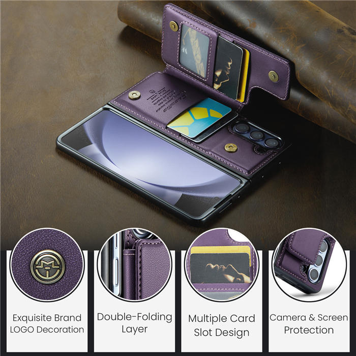 CaseMe Samsung Galaxy Z Fold5 RFID Blocking Card Holder Case