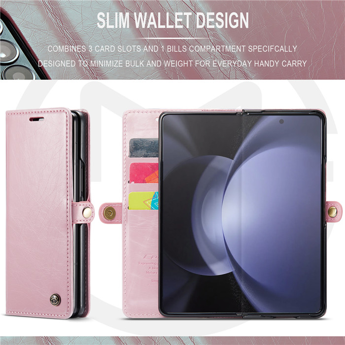 CaseMe Samsung Galaxy Z Fold5 Luxury Wallet Magnetic Case