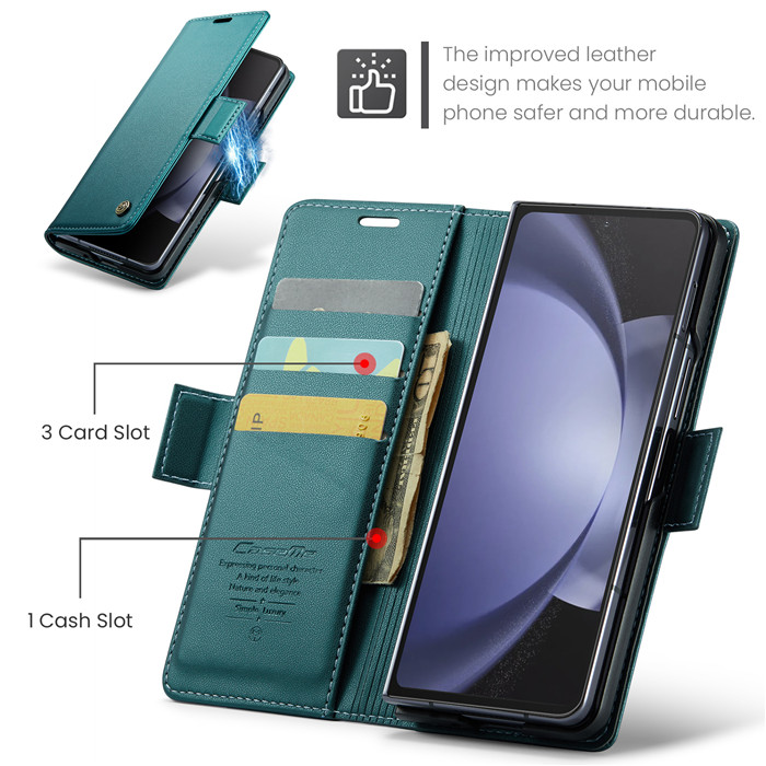 CaseMe Samsung Galaxy Z Fold5 5G Wallet RFID Blocking Case