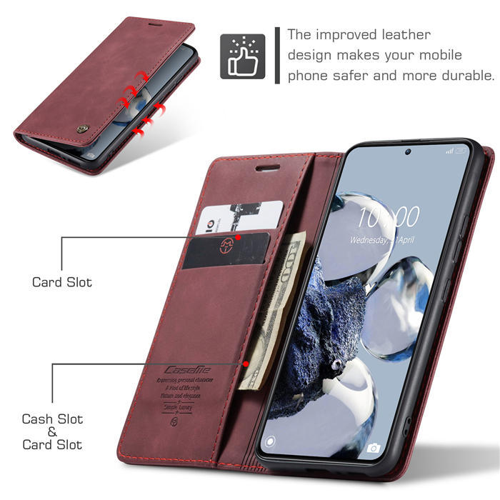 CaseMe Xiaomi 12T/12T Pro Wallet Kickstand Magnetic Flip Case