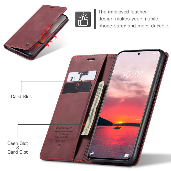 CaseMe Xiaomi 13 Pro Wallet Suede Leather Case