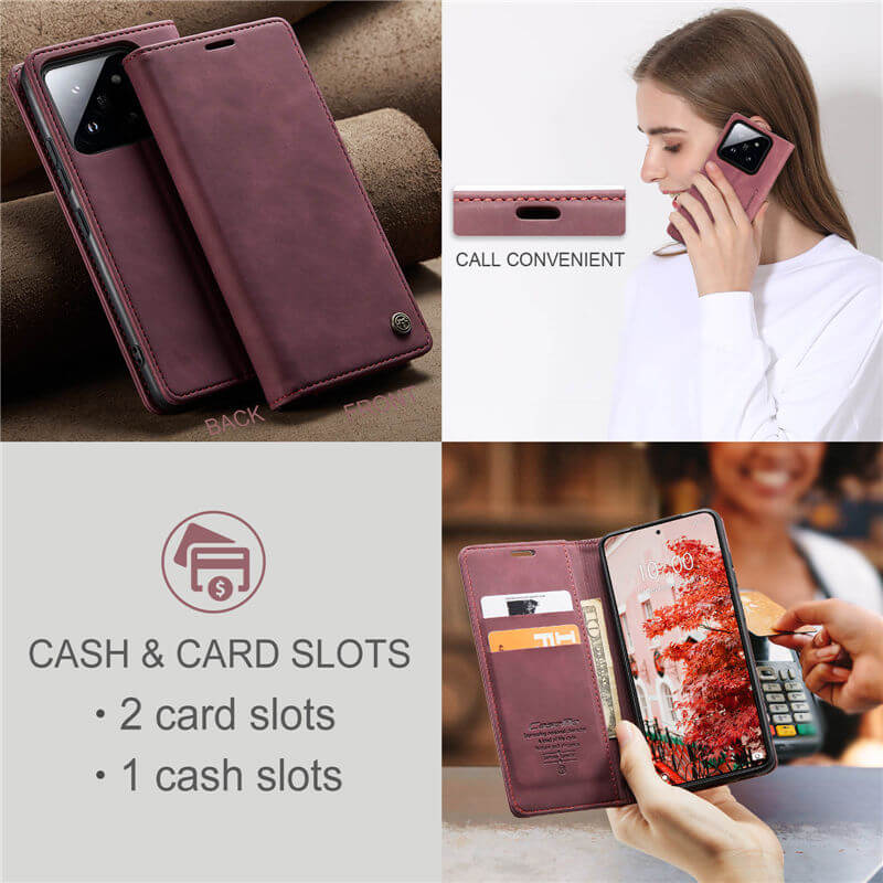 CaseMe Xiaomi 14 Pro Wallet Case