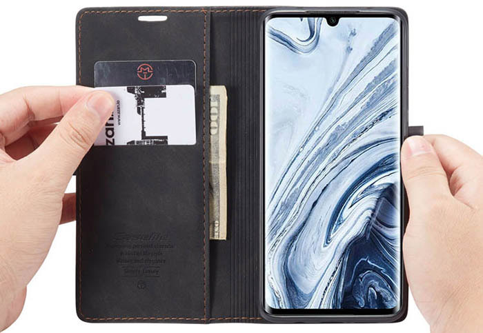 CaseMe Xiaomi Mi Note 10/Note 10 Pro Wallet Kickstand Magnetic Flip Leather Case