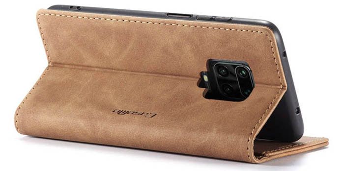 CaseMe Xiaomi Redmi Note 9S Wallet Kickstand Magnetic Flip Leather Case