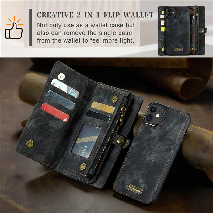CaseMe iPhone 12 Wallet Case with Wrist Strap