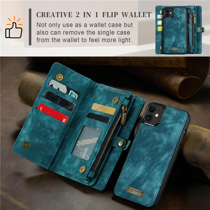 CaseMe iPhone 11 Wallet Case with Wrist Strap