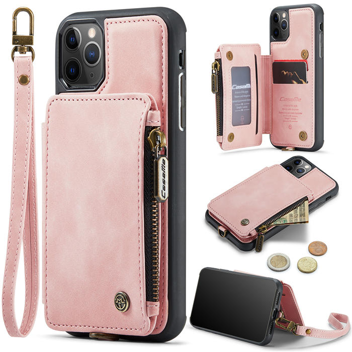 CaseMe iPhone 11 Pro Max Wallet RFID Blocking Case Pink