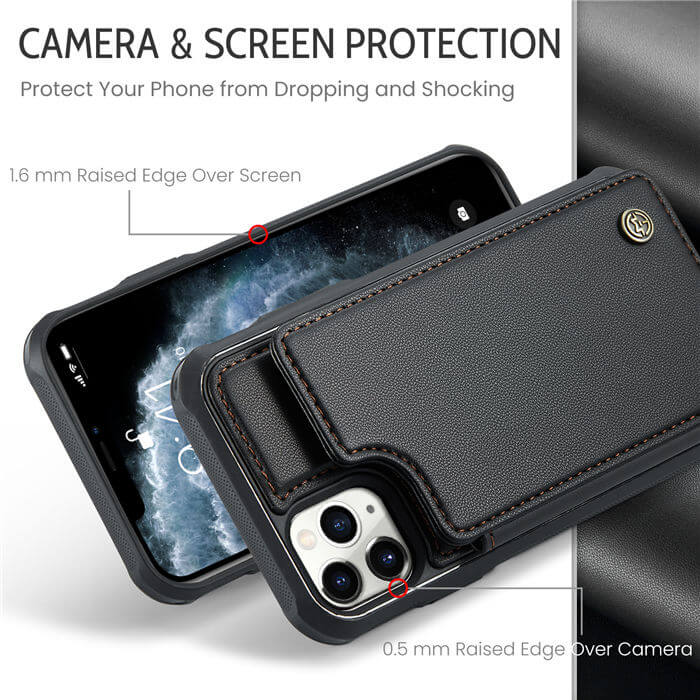 CaseMe iPhone 11 Pro Max RFID Blocking Card Holder Case