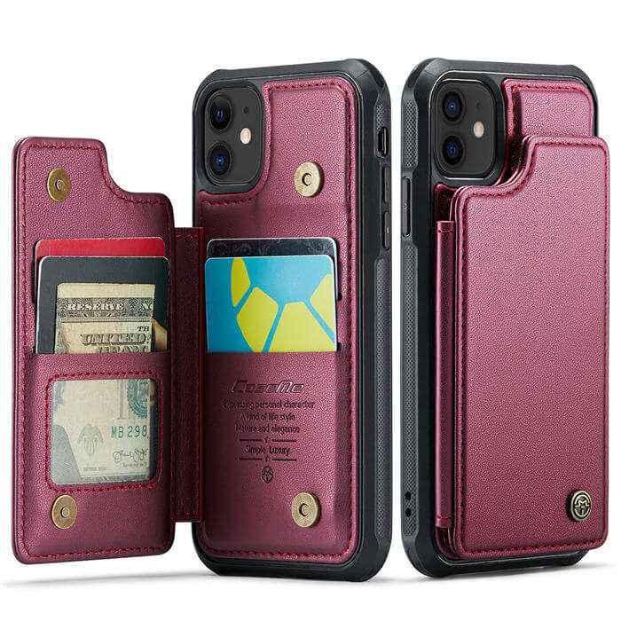 CaseMe iPhone 12/12 Pro RFID Blocking Card Holder Case