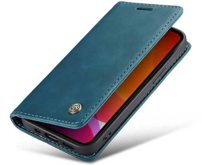 CaseMe iPhone 12 Wallet Kickstand Magnetic Flip Leather Case