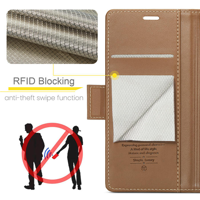 CaseMe iPhone 12 Mini Wallet RFID Blocking Magnetic Buckle Case