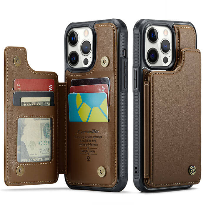 CaseMe iPhone 12 Pro Max RFID Blocking Card Holder Case