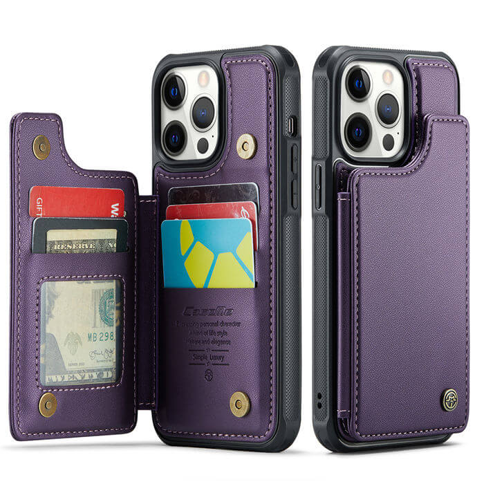 CaseMe iPhone 12 Pro Max RFID Blocking Card Holder Case