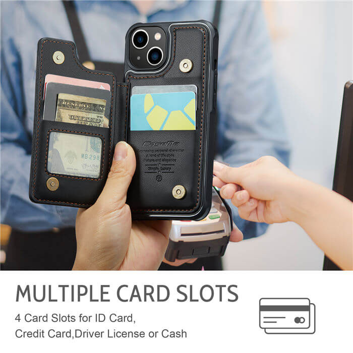 CaseMe iPhone 13 RFID Blocking Card Holder Case