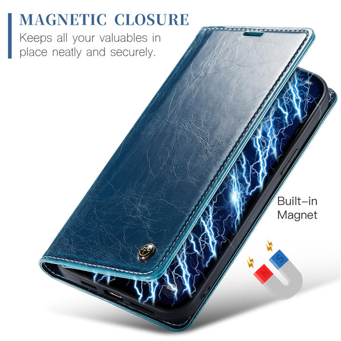CaseMe iPhone 13 Pro Max Wallet Kickstand Magnetic Flip Case