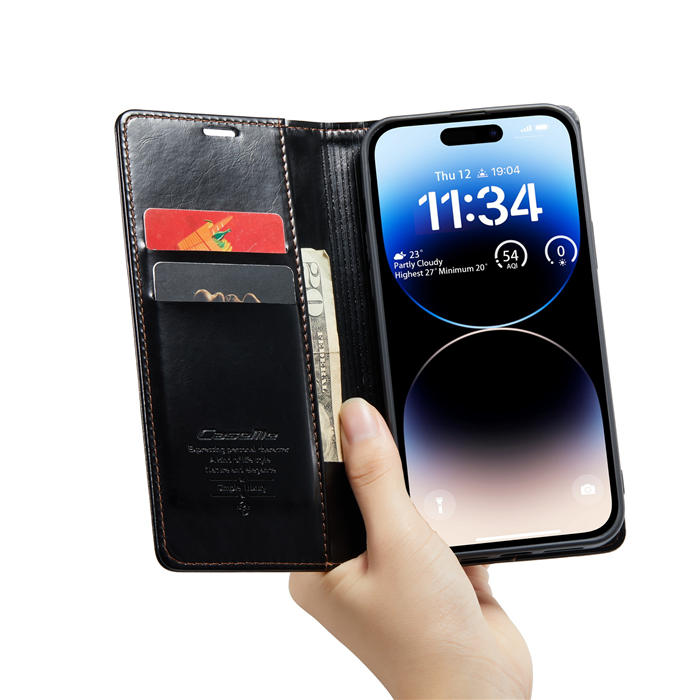CaseMe Wallet Kickstand Magnetic Phone Case