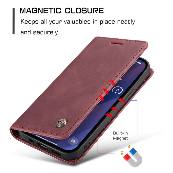 CaseMe iPhone 15 Plus Luxury Wallet Magnetic Case