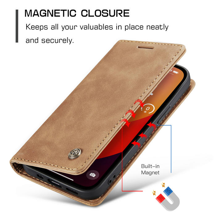 CaseMe iPhone 15 Pro Max Luxury Wallet Magnetic Case