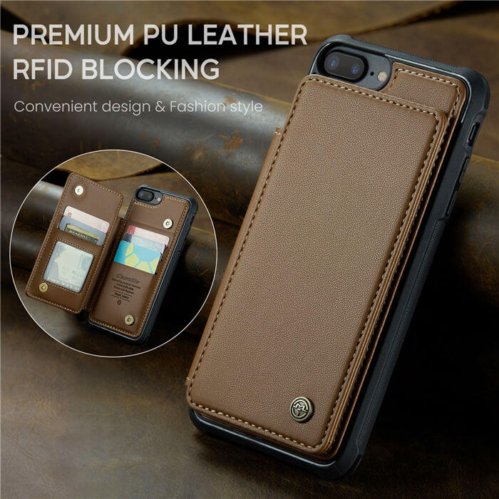 CaseMe iPhone 7 Plus/8 Plus RFID Blocking Card Holder Case