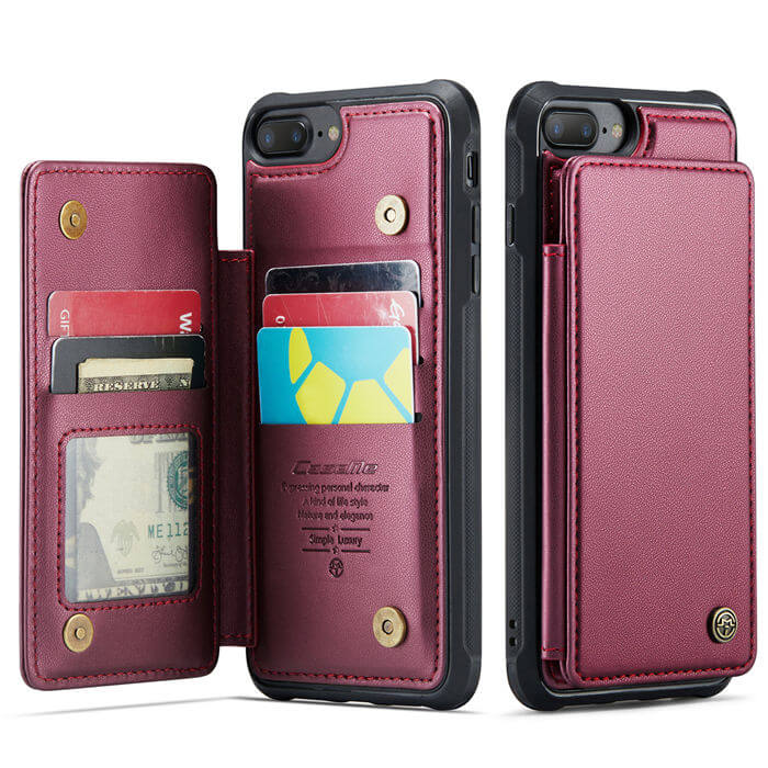 CaseMe iPhone 7 Plus/8 Plus RFID Blocking Card Holder Case