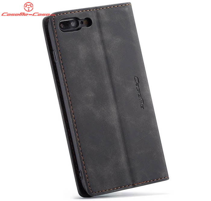 CaseMe iPhone 7 Plus Retro Wallet Kickstand Magnetic Flip Leather Case