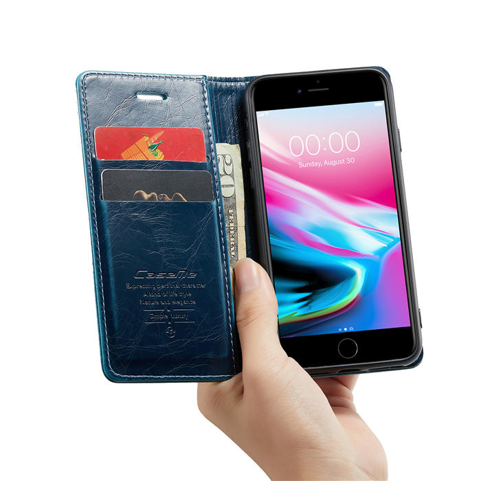 CaseMe iPhone SE 2020/iPhone SE 2022 Wallet Kickstand Magnetic Flip Case