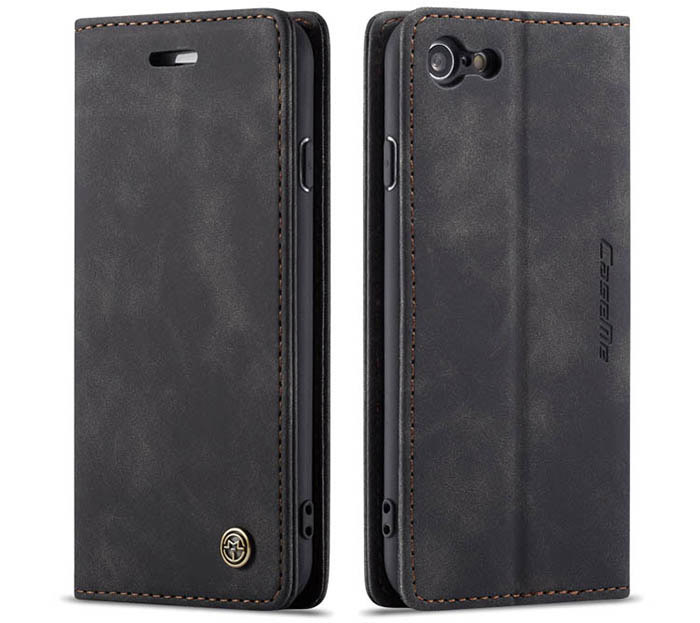 CaseMe iPhone SE 2020 Wallet Kickstand Magnetic Flip Leather Case