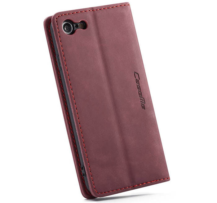 CaseMe iPhone 8 Retro Wallet Kickstand Magnetic Flip Leather Case