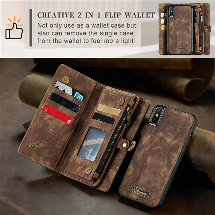 CaseMe iPhone XS Max Wallet Case with Wrist Strap