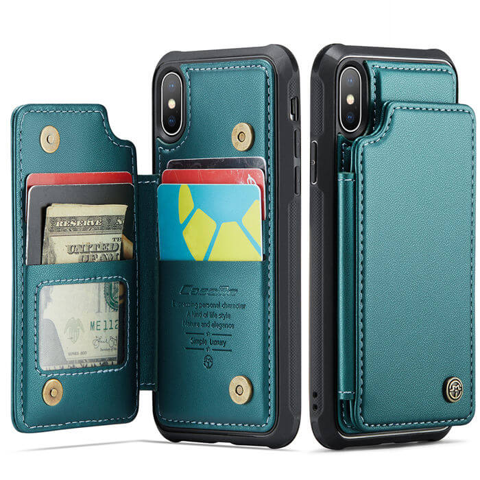 CaseMe iPhone XS Max RFID Blocking Card Holder Case