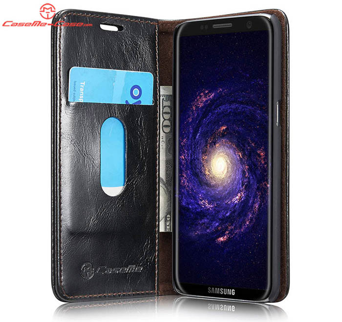 CaseMe Samsung Galaxy S8 Wallet Magnetic Stand Leather Case