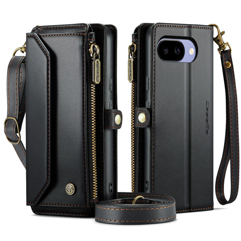 CaseMe Google Pixel 10A Wallet RFID Blocking Crossbody Phone Case