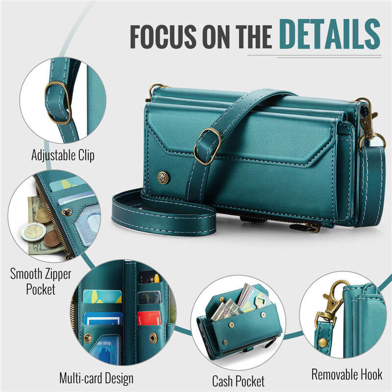 CaseMe Google Pixel 10A Wallet RFID Blocking Crossbody Phone Case