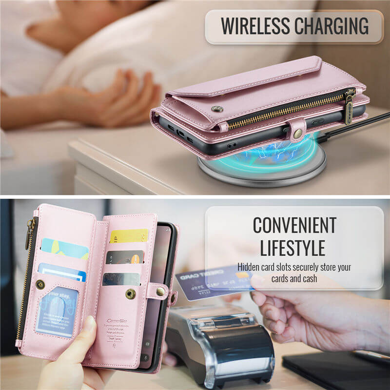 CaseMe Google Pixel 10A Wallet RFID Blocking Crossbody Phone Case