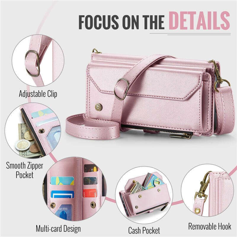 CaseMe Google Pixel 10A Wallet RFID Blocking Crossbody Phone Case