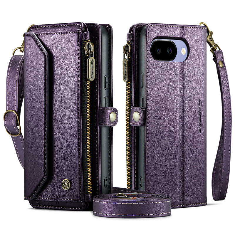 CaseMe Google Pixel 10A Wallet RFID Blocking Crossbody Phone Case