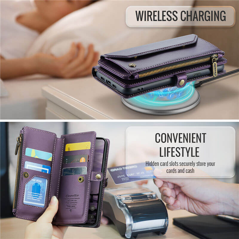 CaseMe Google Pixel 10A Wallet RFID Blocking Crossbody Phone Case