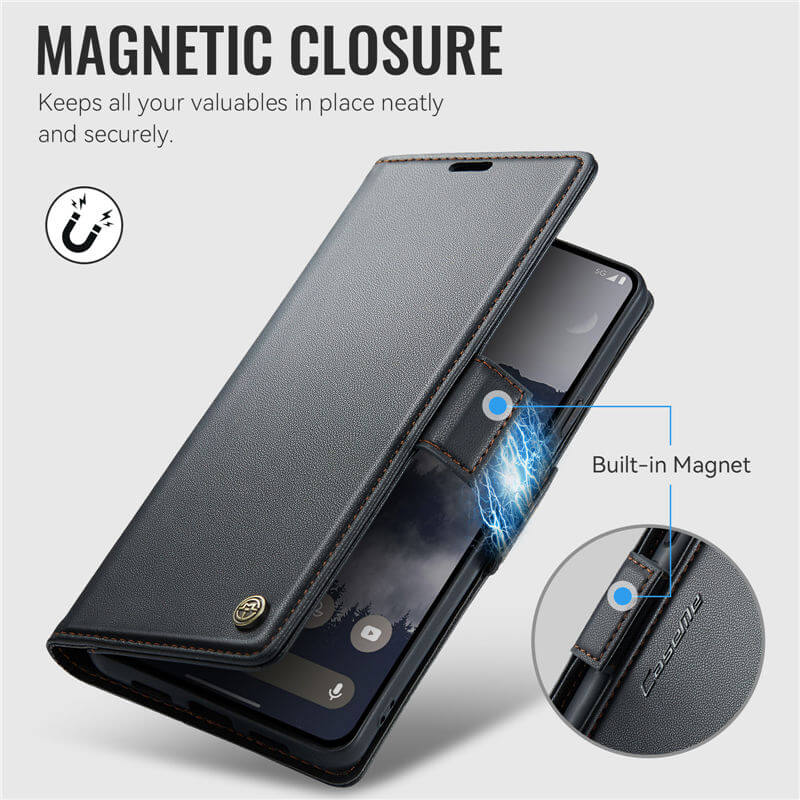 CaseMe Google Pixel 11/Pixel 11 Pro RFID Wallet Case