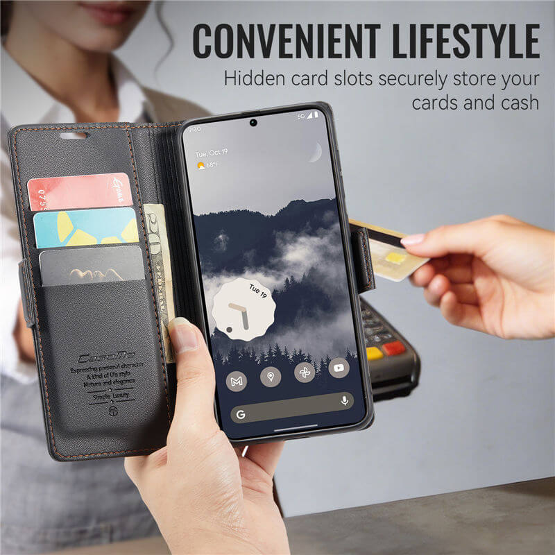 CaseMe Google Pixel 11/Pixel 11 Pro RFID Wallet Case