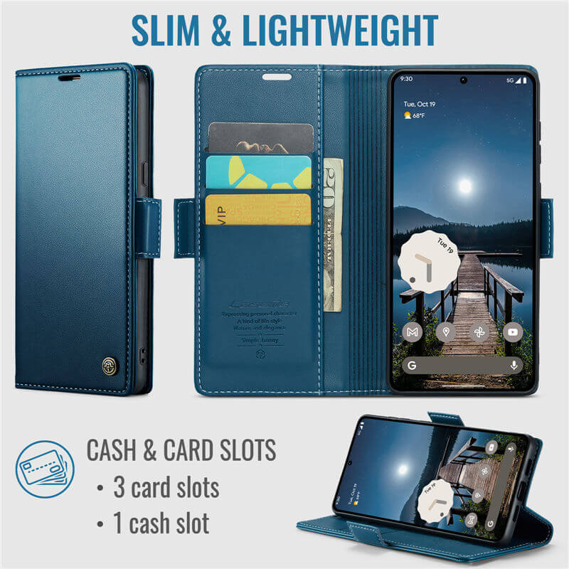 CaseMe Google Pixel 11/Pixel 11 Pro RFID Wallet Case