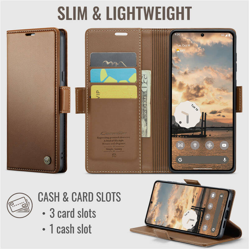 CaseMe Google Pixel 11/Pixel 11 Pro RFID Wallet Case