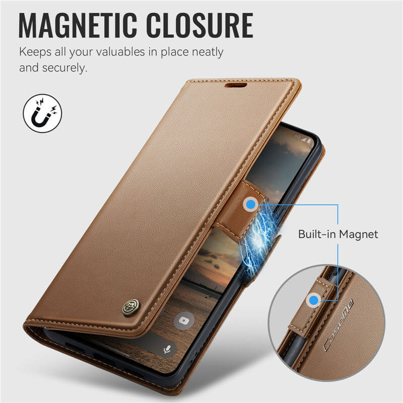 CaseMe Google Pixel 11/Pixel 11 Pro RFID Wallet Case