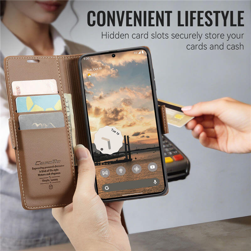 CaseMe Google Pixel 11/Pixel 11 Pro RFID Wallet Case