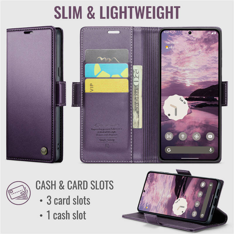 CaseMe Google Pixel 11/Pixel 11 Pro RFID Wallet Case